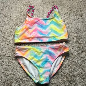 More Than Magic Tie Dye Chevron Bikini